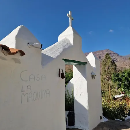 Historica Casa Con Vistas Al Jardin De Cactus Y Montanas Mogán